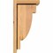 Ekena Millwork Alpine Smooth Corbel w/Backplate, Western Red Cedar, 7 1/2"W x 8"D x 16"H COR08X08X16ALP01SWR - alternate 3